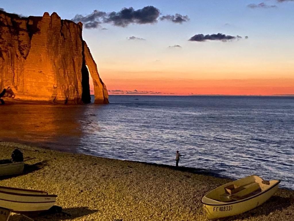 Sea View 2 Room Apartment 50M2 Étretat Kültér fotó