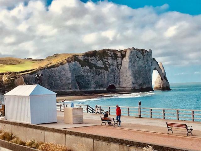 Sea View 2 Room Apartment 50M2 Étretat Kültér fotó